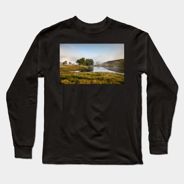 Kelly Hall Tarn Morning Long Sleeve T-Shirt by jldunbar